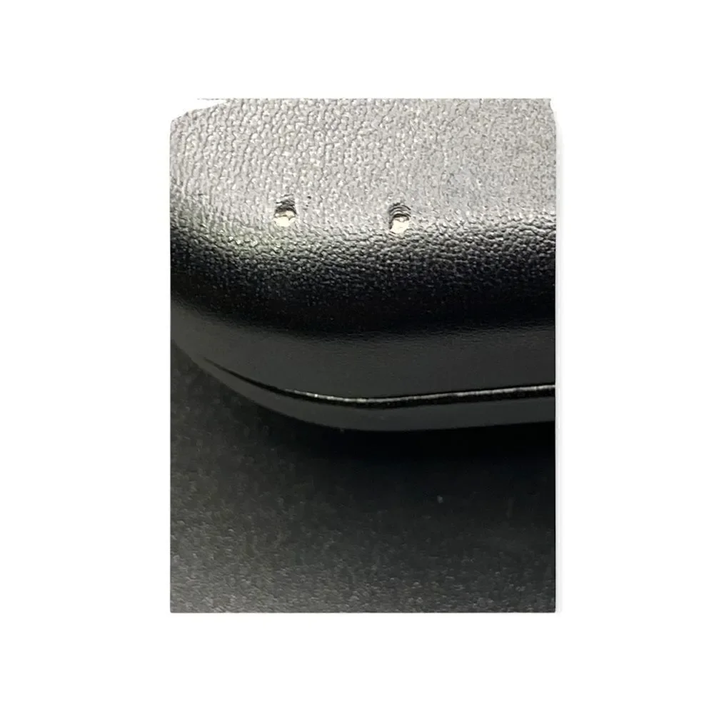 Dolce & Gabbana Black clamshell glasses case with black felt lining